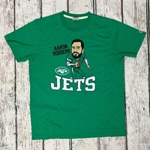 New York Jets Aaron Rodgers Caricature Cartoon NFL Football Homage Tshirt